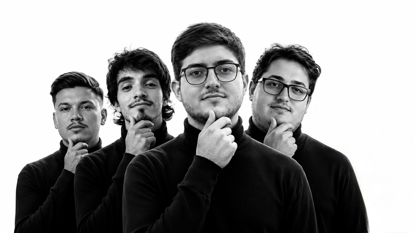 A equipe da Berma — quatro sócios